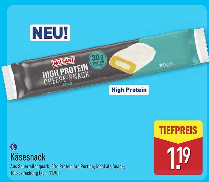 Milsani High Protein Cheese-Snack