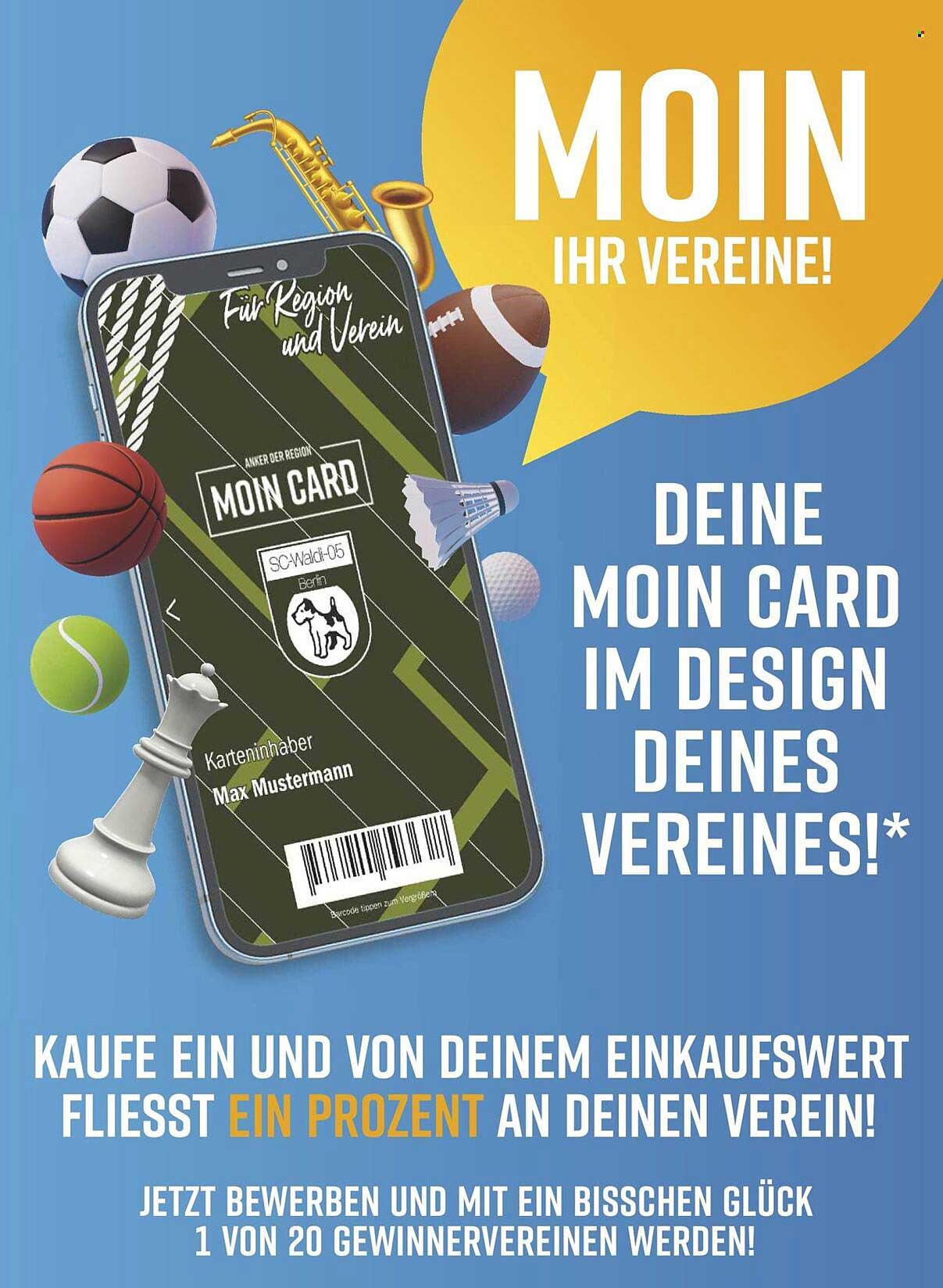 Moin Card für Vereine – Ihr Beitrag für die Gemeinschaft!