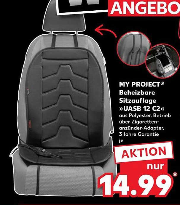MY PROJECT® Beheizbare Sitzauflage »UASB 12 C2«
