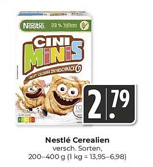 Nestlé Cini Minis - Leckere Cerealien in verschiedenen Sorten