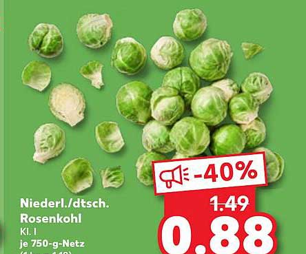 Niederl./dtsch. Rosenkohl Ki. I je 750-g-Netz
