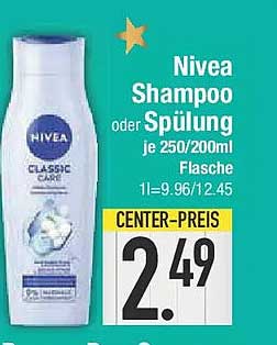 Nivea Shampoo oder Spülung je 250/200ml Flasche
