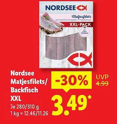 Nordsee Matjesfilets / Backfisch XXL