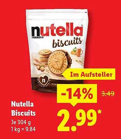 Nutella Biscuits - Jetzt im Angebot!