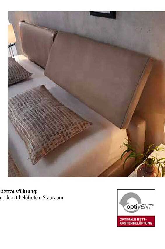 OptiVENT Bett mit belüftetem Stauraum