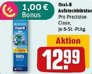Oral-B Aufsteckbürsten Pro Precision Clean, je 6-St.-Pckg.