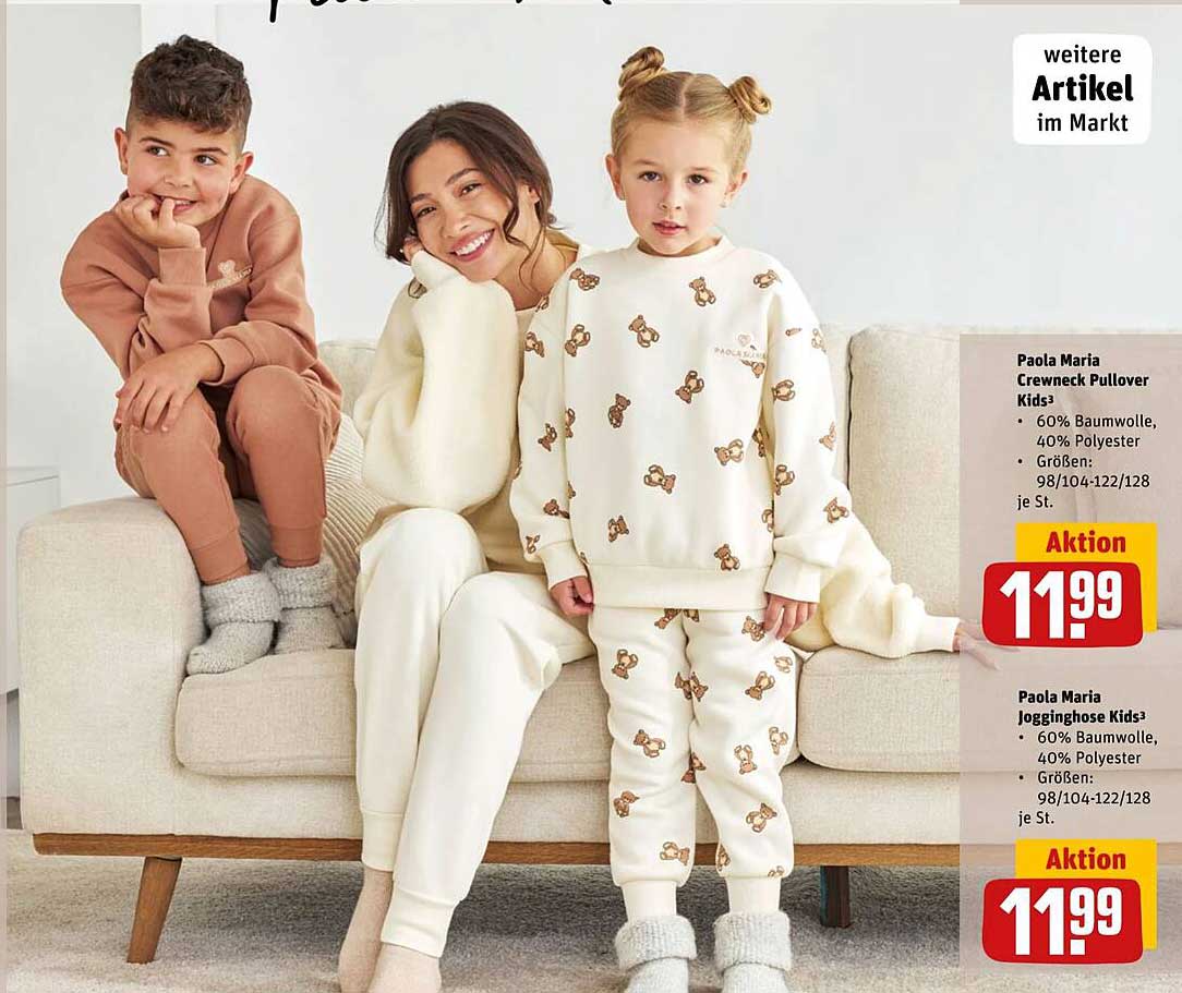 Paola Maria Crewneck Pullover Kids und Jogginghose
