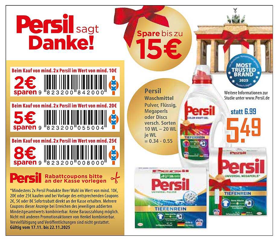 Persil Waschmittel – Tiefenrein in verschiedenen Varianten