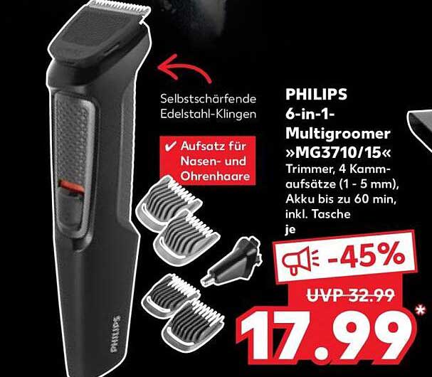 PHILIPS 6-in-1-Multigroomer »MG3710/15«