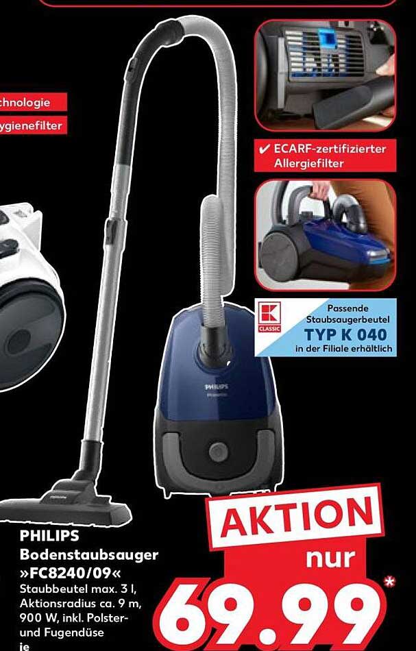 PHILIPS Bodenstaubsauger »FC8240/09«