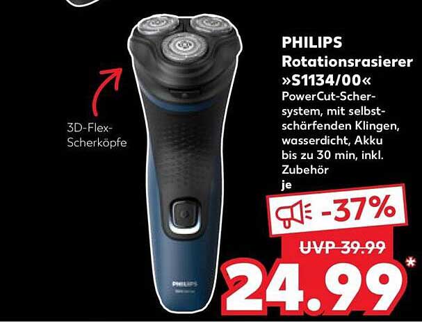 PHILIPS Rotationsrasierer »S1134/00«