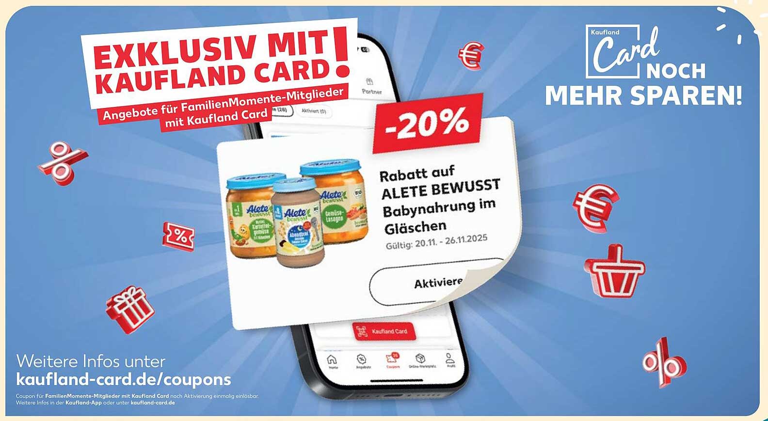 Rabatt auf Alete BEWUSST Babynahrung im Gläschen