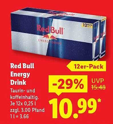 Red Bull Energy Drink 12er-Pack