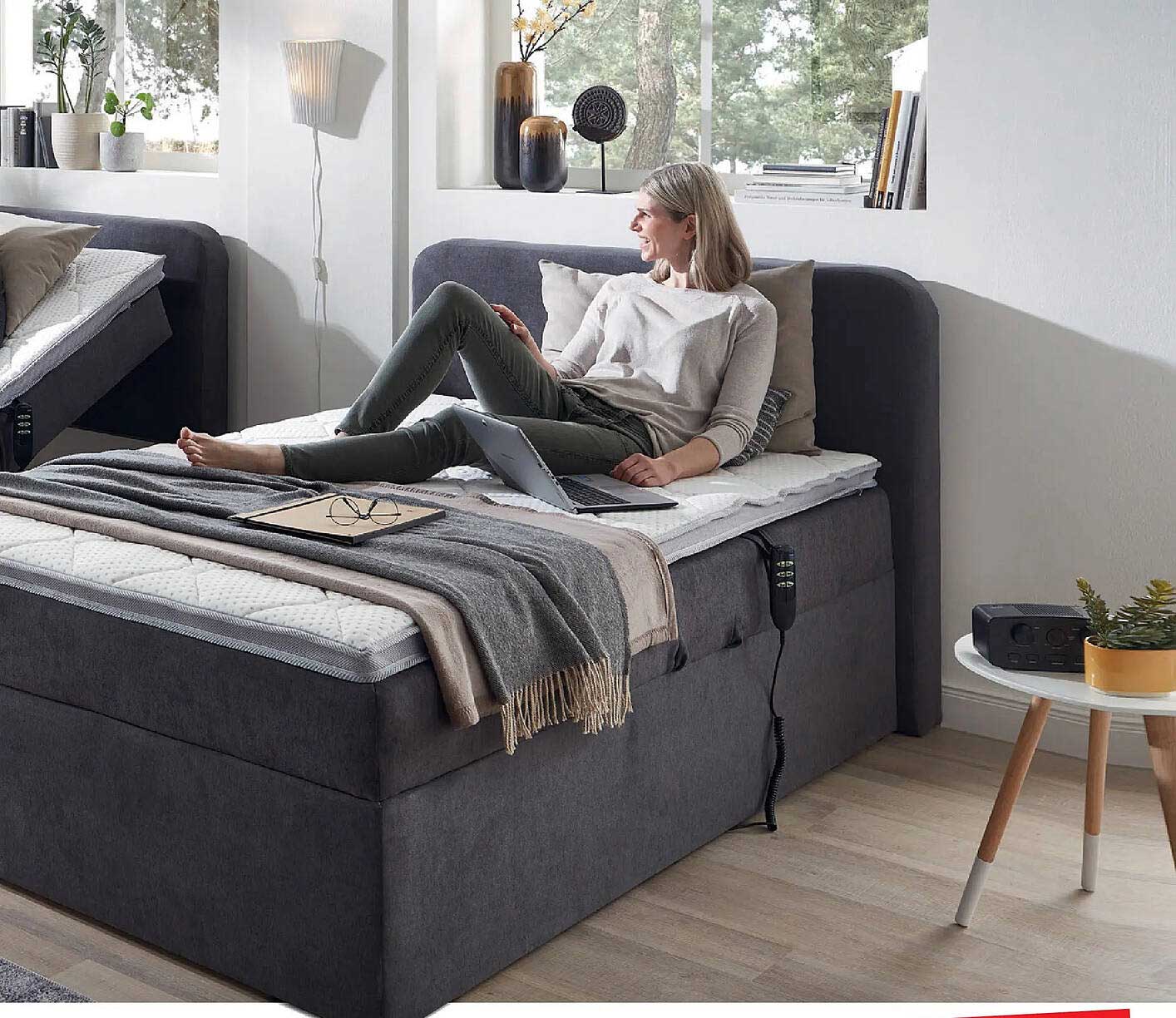 Relax-Matratze mit verstellbarem Kopf- und Fußteil