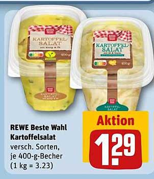 REWE Beste Wahl Kartoffelsalat – verschiedene Sorten