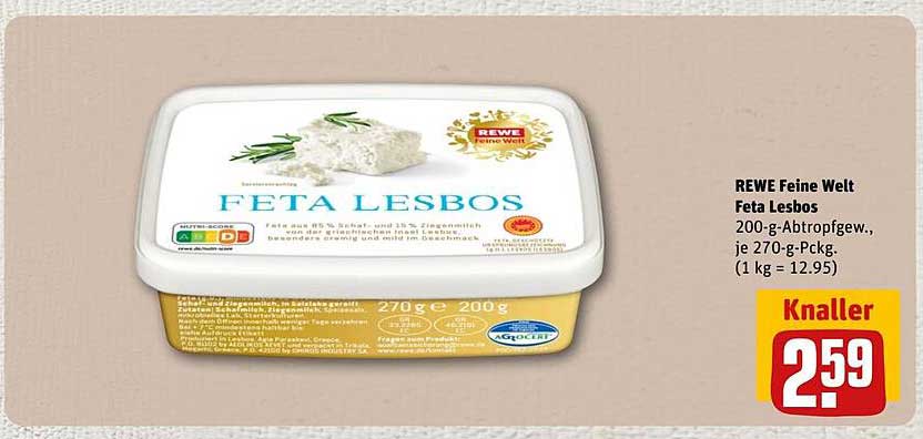 REWE Feine Welt Feta Lesbos 200 g