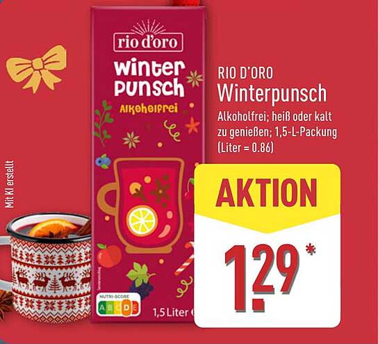 RIO D'ORO Winterpunsch 1,5-L-Packung