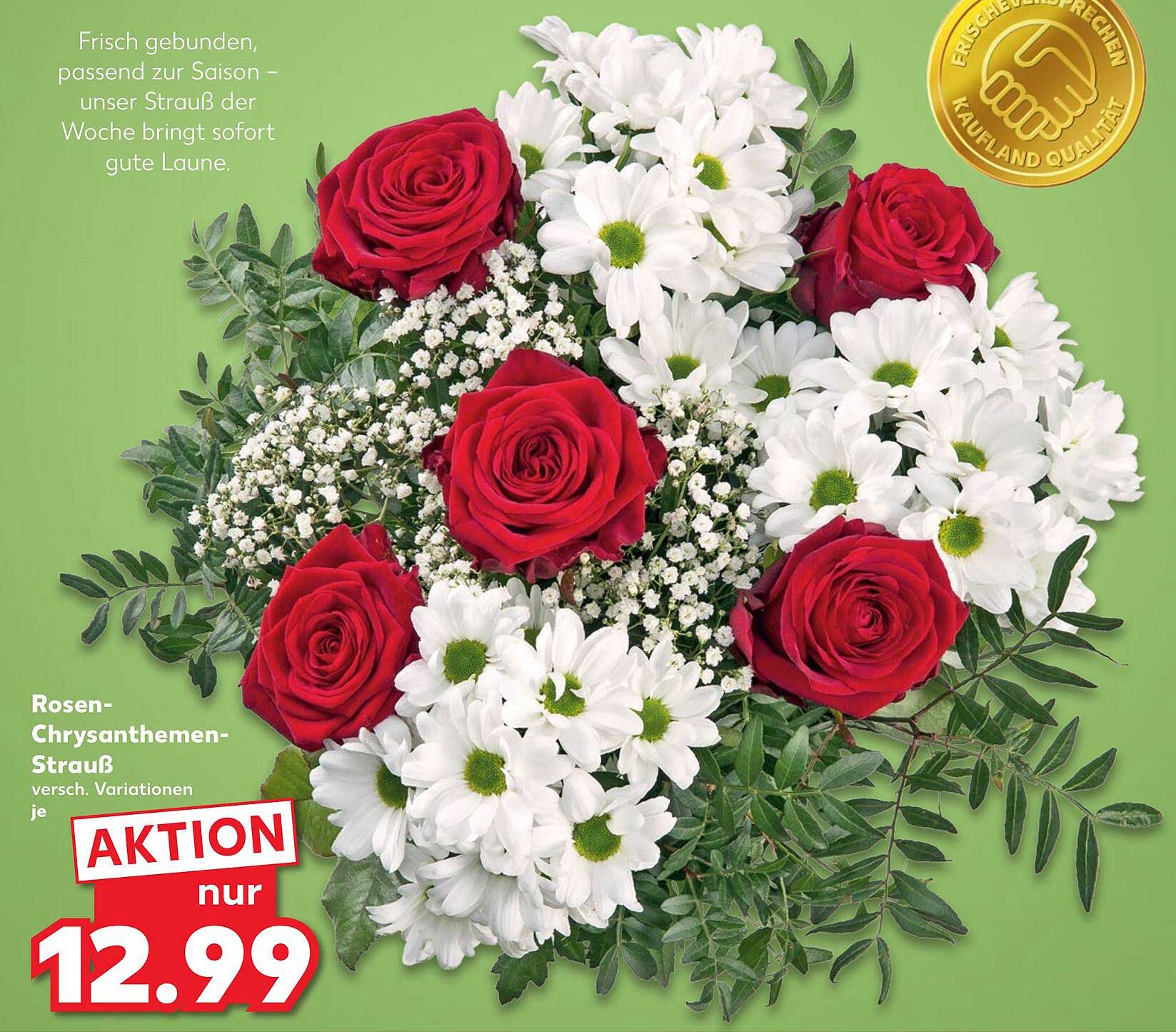 Rosen-Chrysanthemen-Strauß