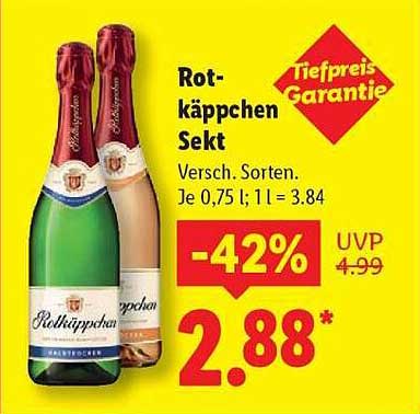Rotkäppchen Sekt - Verschiedene Sorten