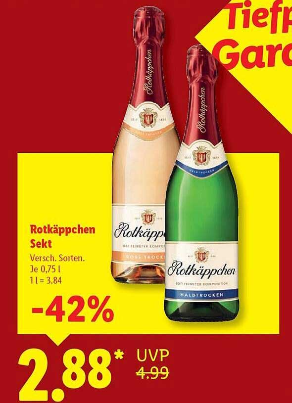 Rotkäppchen Sekt - verschiedene Sorten, je 0,75 l