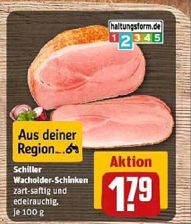 Schiller Wacholder-Schinken - zart-saftig und edelrauchig, je 100 g