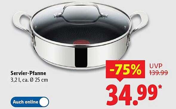 Servier-Pfanne 3,2 l, ca. Ø 25 cm