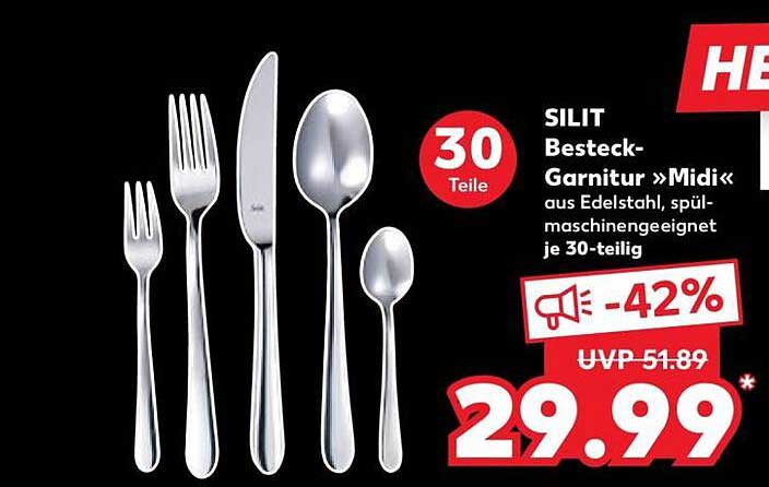 SILIT Besteck-Garnitur »Midi« 30-teilig