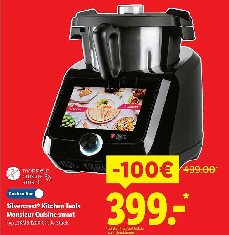 Silvercrest® Kitchen Tools Monsieur Cuisine smart Typ „SKMS 1200 CT“