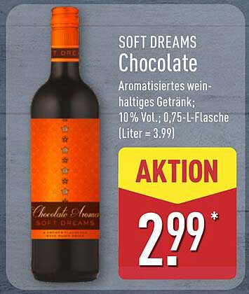 Soft Dreams Chocolate - Aromatisiertes weinhaltiges Getränk
