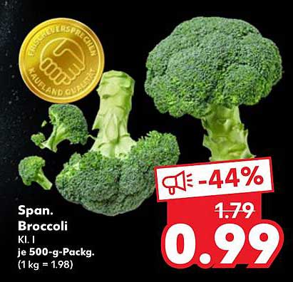 Spanischer Brokkoli - jetzt zum Spitzenpreis!