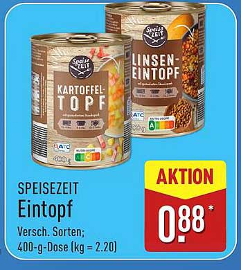 SPEISEZEIT Eintopf - Verschiedene Sorten in der 400-g-Dose