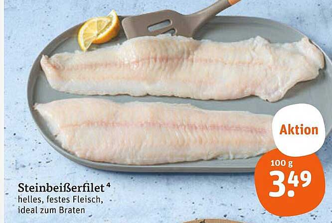 Steinbeißerfilet - Helles, festes Fleisch, ideal zum Braten