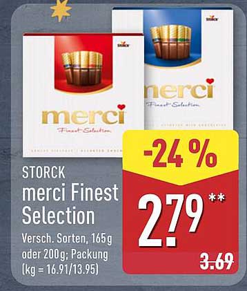 STORCK merci Finest Selection 165g oder 200g