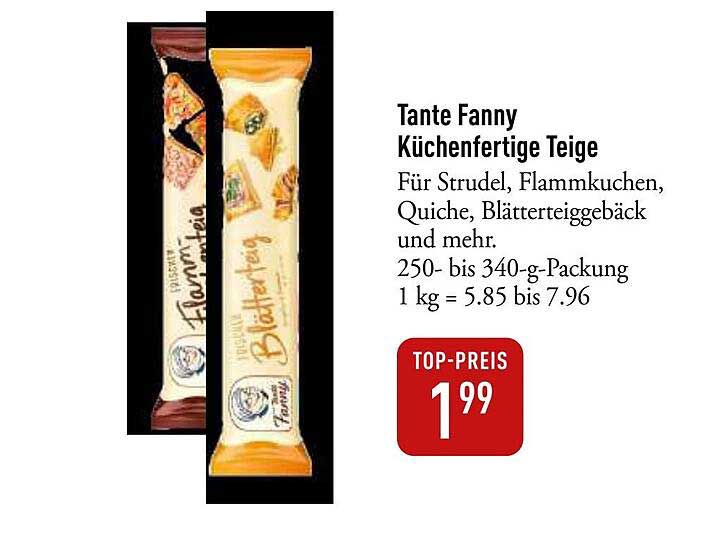 Tante Fanny Küchenfertige Teige