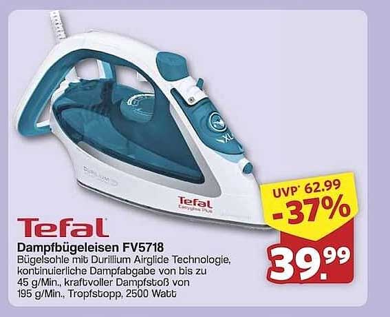 Tefal Dampf Bügeleisen FV5718 - Ihr Partner für faltenfreie Kleidung