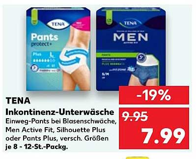 TENA Inkontinenz-Unterwäsche Einweg-Pants bei Blasenschwäche