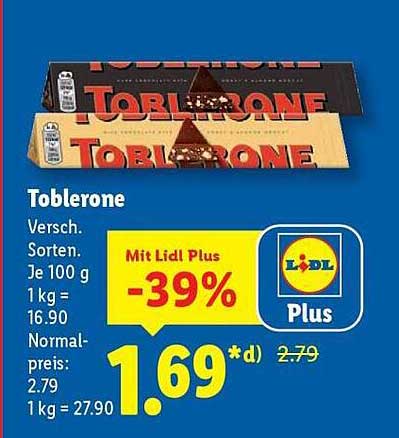 Toblerone - der köstliche Schokoladenklassiker