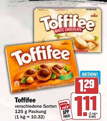 Toffifee verschiedene Sorten 125 g Packung
