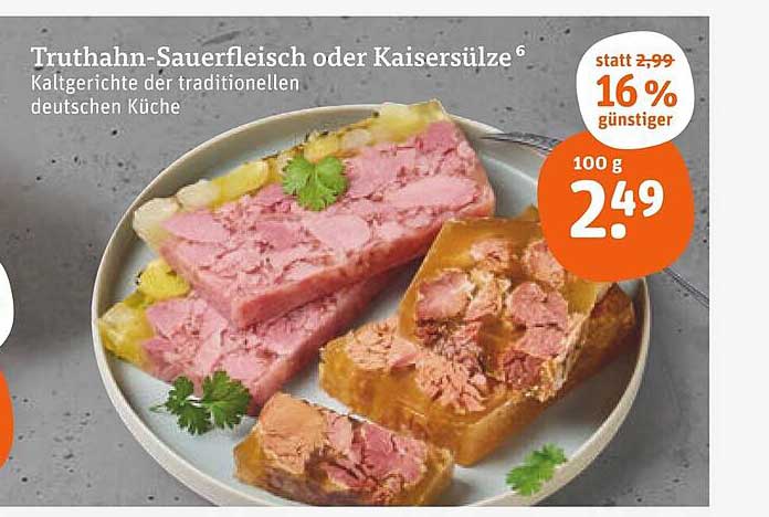 Truthahn-Sauerfleisch oder Kaisersülze