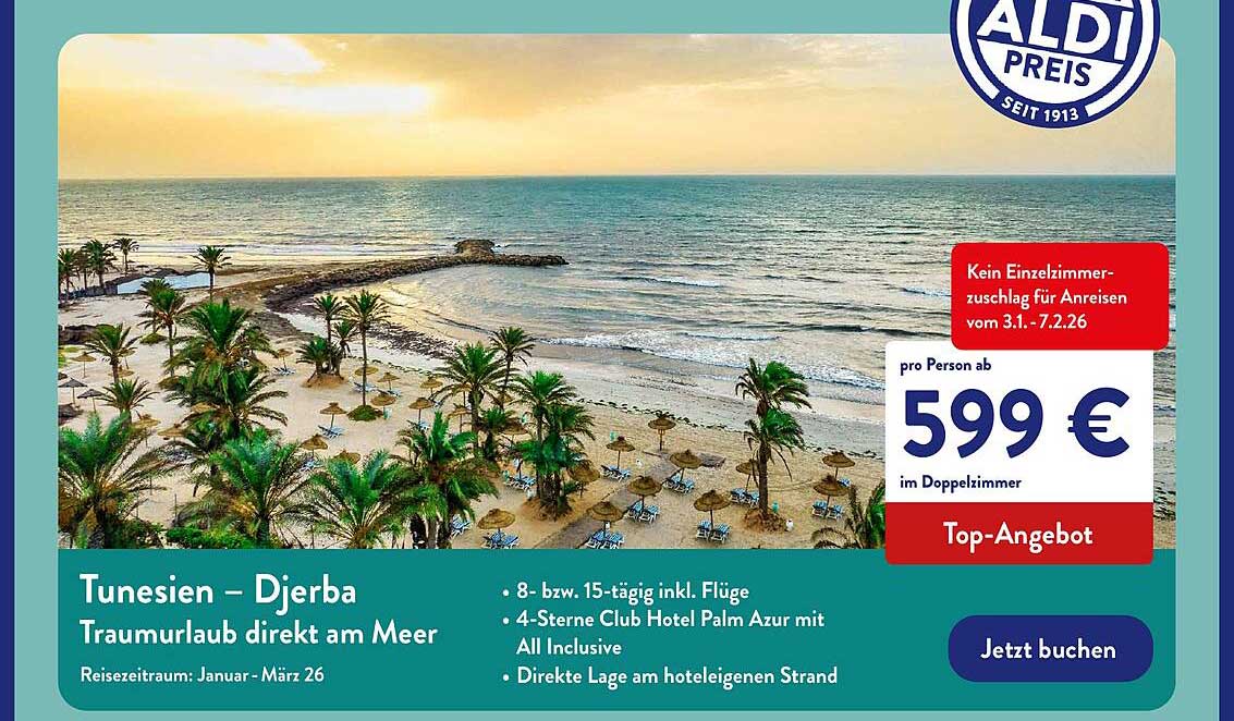 Tunesien – Djerba Traumurlaub direkt am Meer