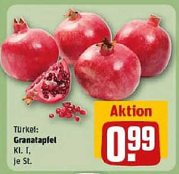 Türkischer Granatapfel, Klasse I, je Stück