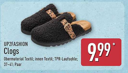 UP2FASHION Clogs - Bequeme Hausschuhe für jede Gelegenheit