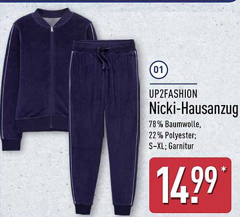 UP2FASHION Nicki-Hausanzug