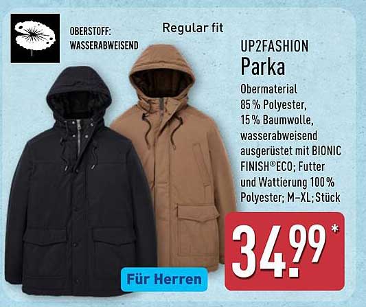 UP2FASHION Parka für Herren