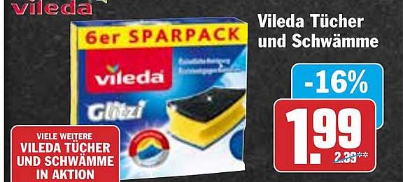 Vileda Tücher und Schwämme 6er SPARPACK