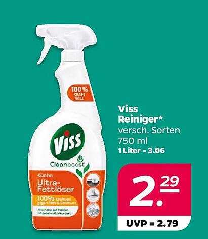 Viss Reiniger – Küchen Ultra-Fettlöser 750 ml