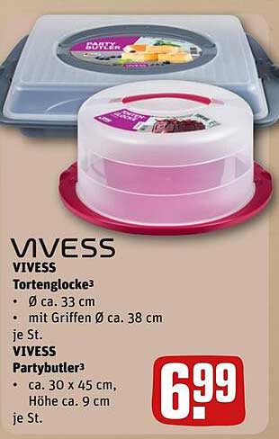 VIVESS Tortenglocke und Partybutler für Ihre Veranstaltungen