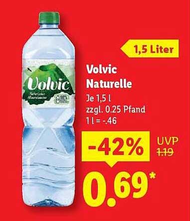 Volvic Naturelle 1,5 Liter Flasche