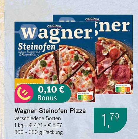 Wagner Steinofen Pizza verschiedene Sorten