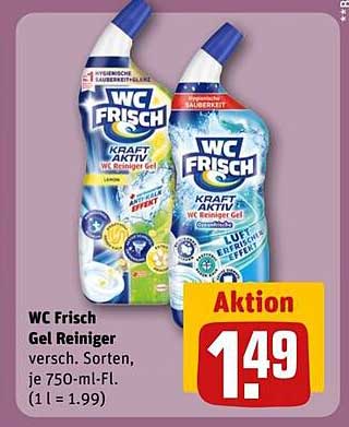 WC Frisch Gel Reiniger - Verschiedene Sorten, je 750 ml-Fl.